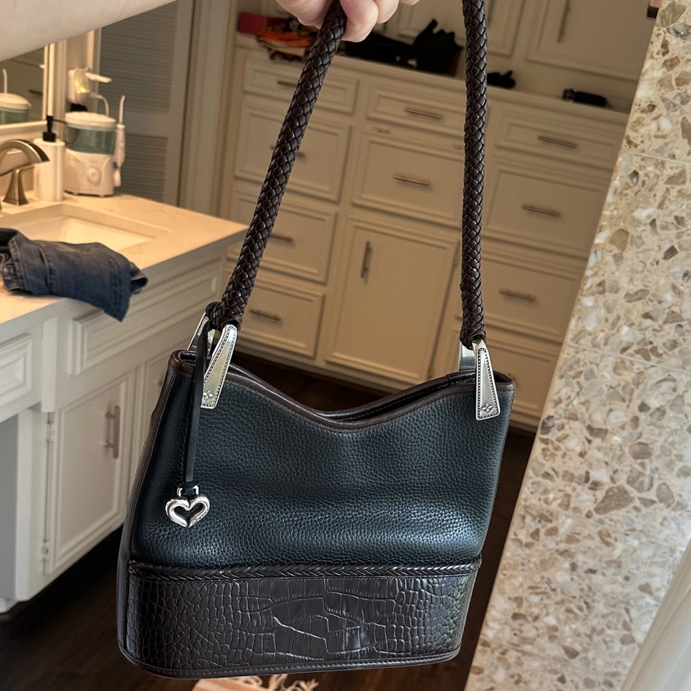 Brighton Black and Brown shoulder Bag